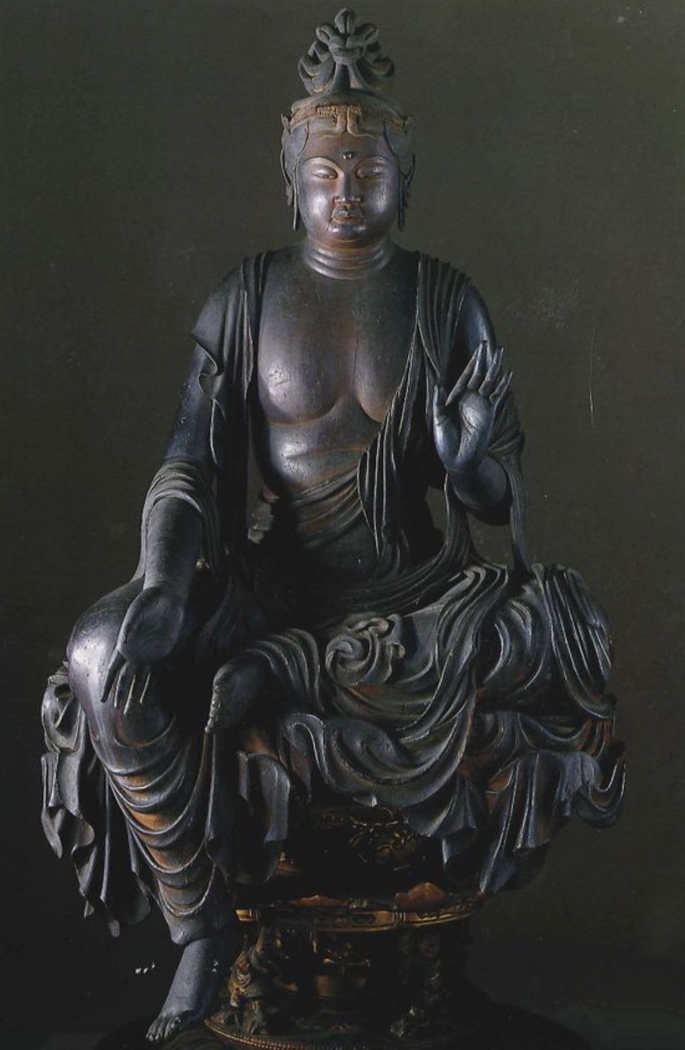 Bodhisattva in half-lotus (said to be Nyoirin Kannon)