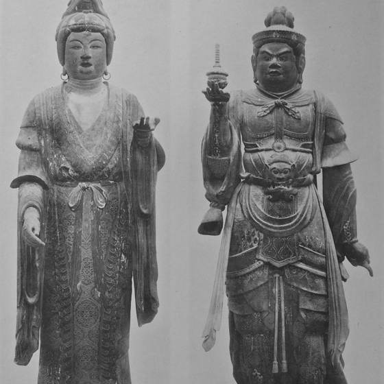 毘沙門天立像・吉祥天立像（金堂）