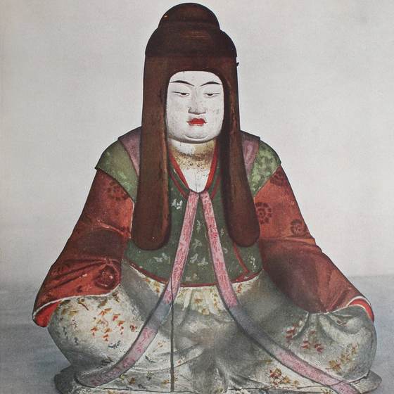 僧形八幡神・神功皇后・仲津姫命坐像（八幡三神像）
