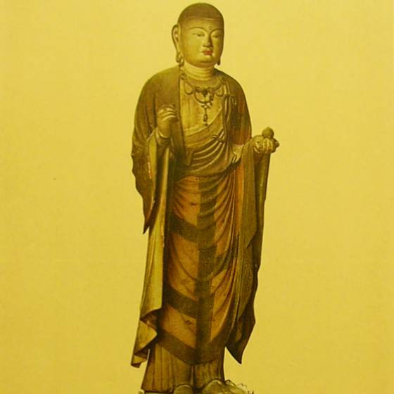 Standing Jizō Bosatsu (Kṣitigarbha)
