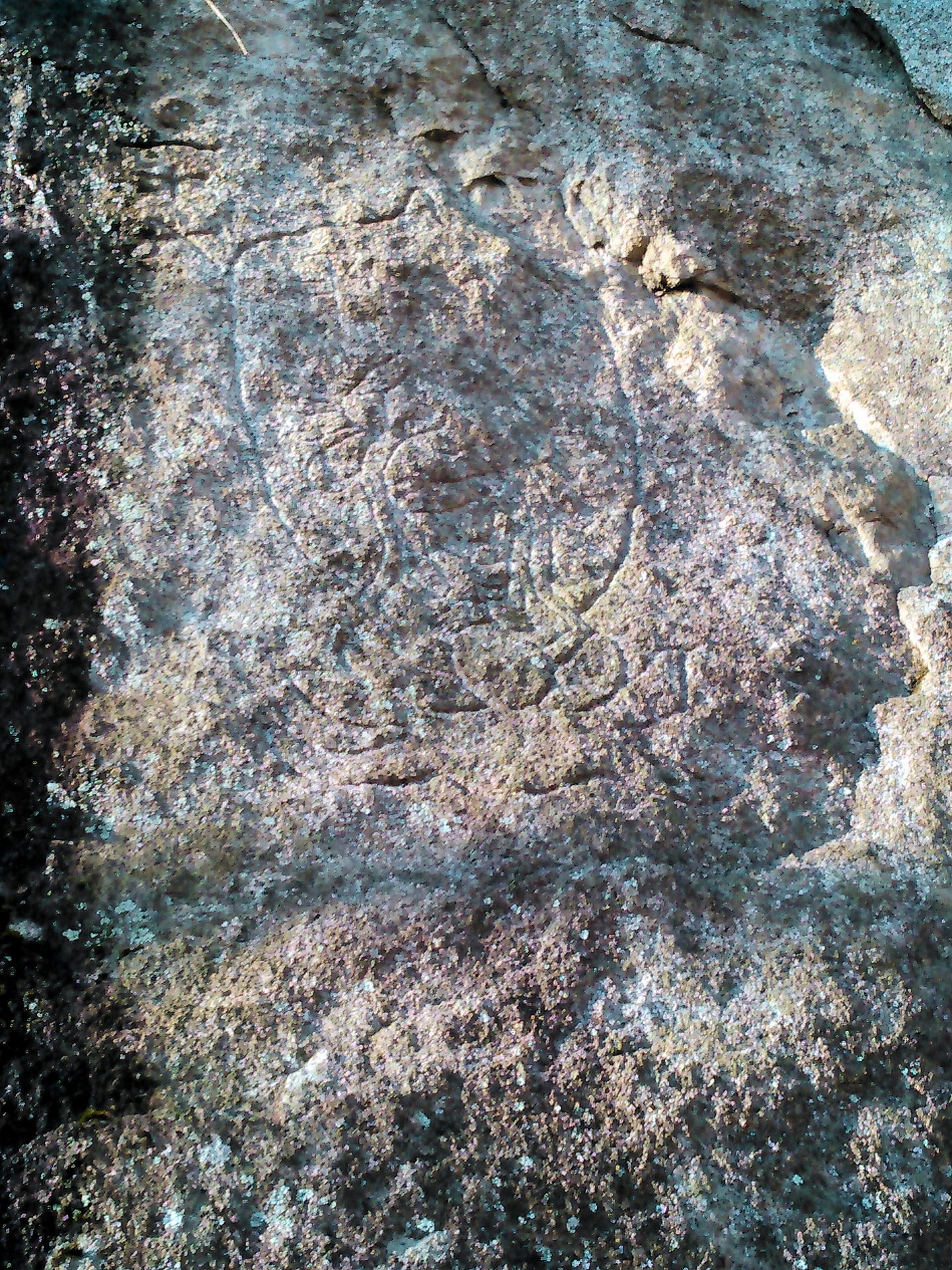 Thirty-three Kannon cliff carvings at Zaku